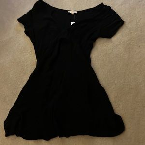 Cute Black Low-Cut Pacsun Dress